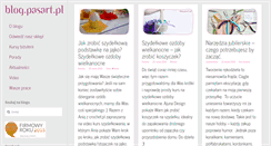 Desktop Screenshot of blog.pasart.pl