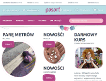 Tablet Screenshot of pasart.pl